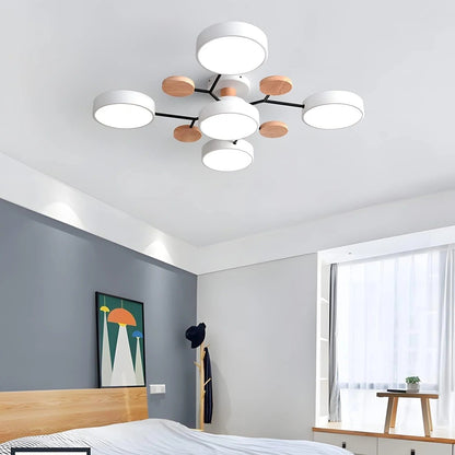 Modern LED Ceiling Light Fixture with Adjustable Brightness | Elegant Design for Stylish Living Spaces