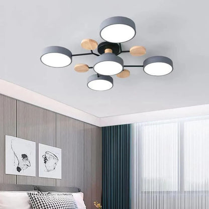 Modern LED Ceiling Light Fixture with Adjustable Brightness | Elegant Design for Stylish Living Spaces