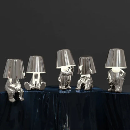 Buddy Cordless Figure Lamp — gold figure lamp (5)