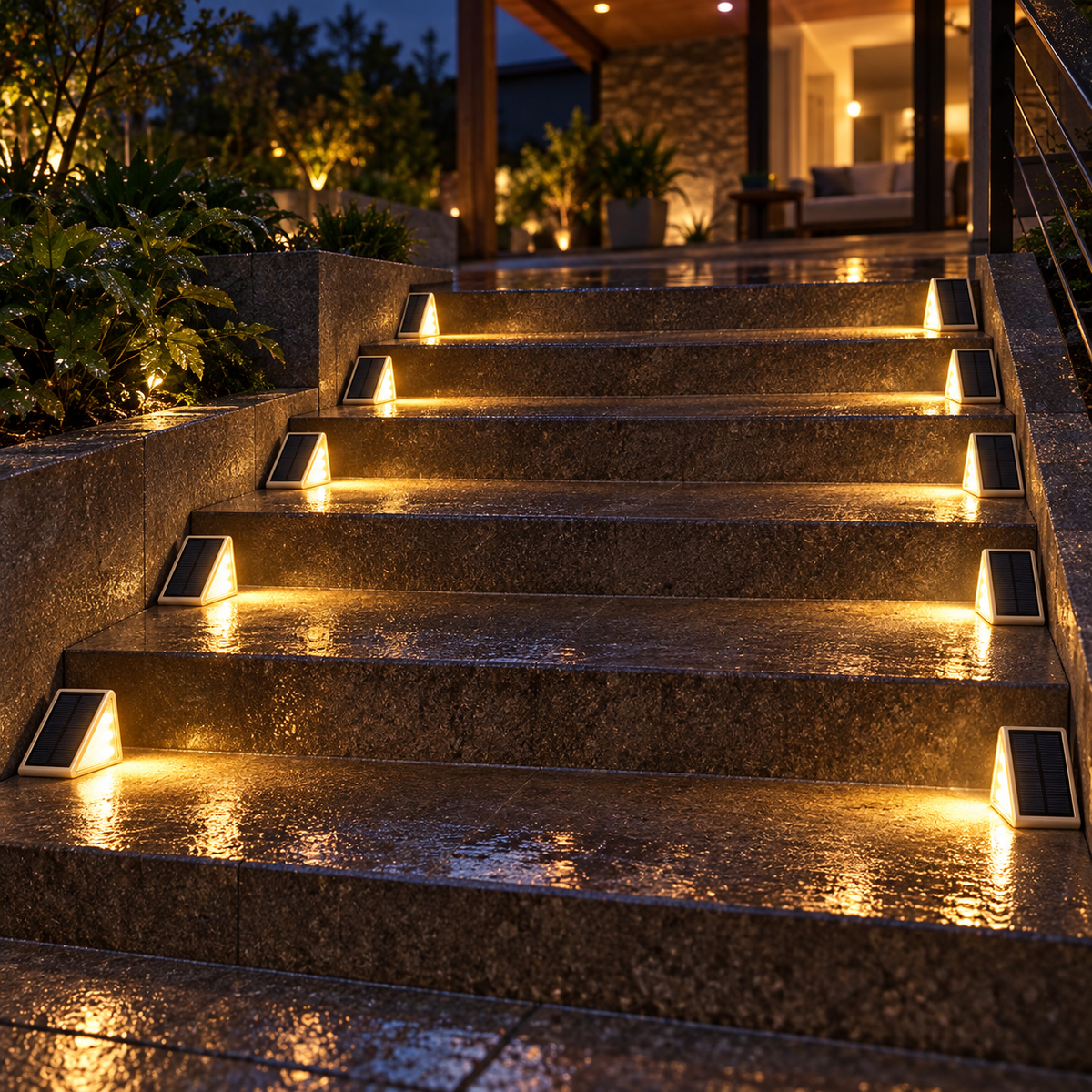 Terra Solar Stair Lights — outdoor stair lights