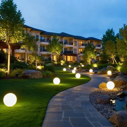 Spherical Garden Light – 16-Colour Remote-Control Outdoor Orb Light