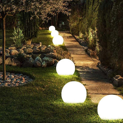 Spherical Garden Light – 16-Colour Remote-Control Outdoor Orb Light