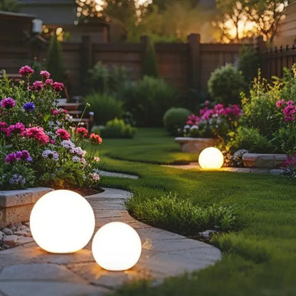Spherical Garden Light – 16-Colour Remote-Control Outdoor Orb Light