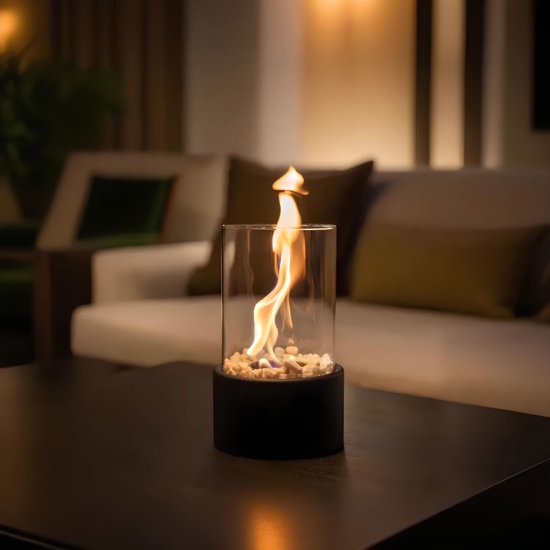 Ember Tabletop Fire Lamp — tabletop fire lamp