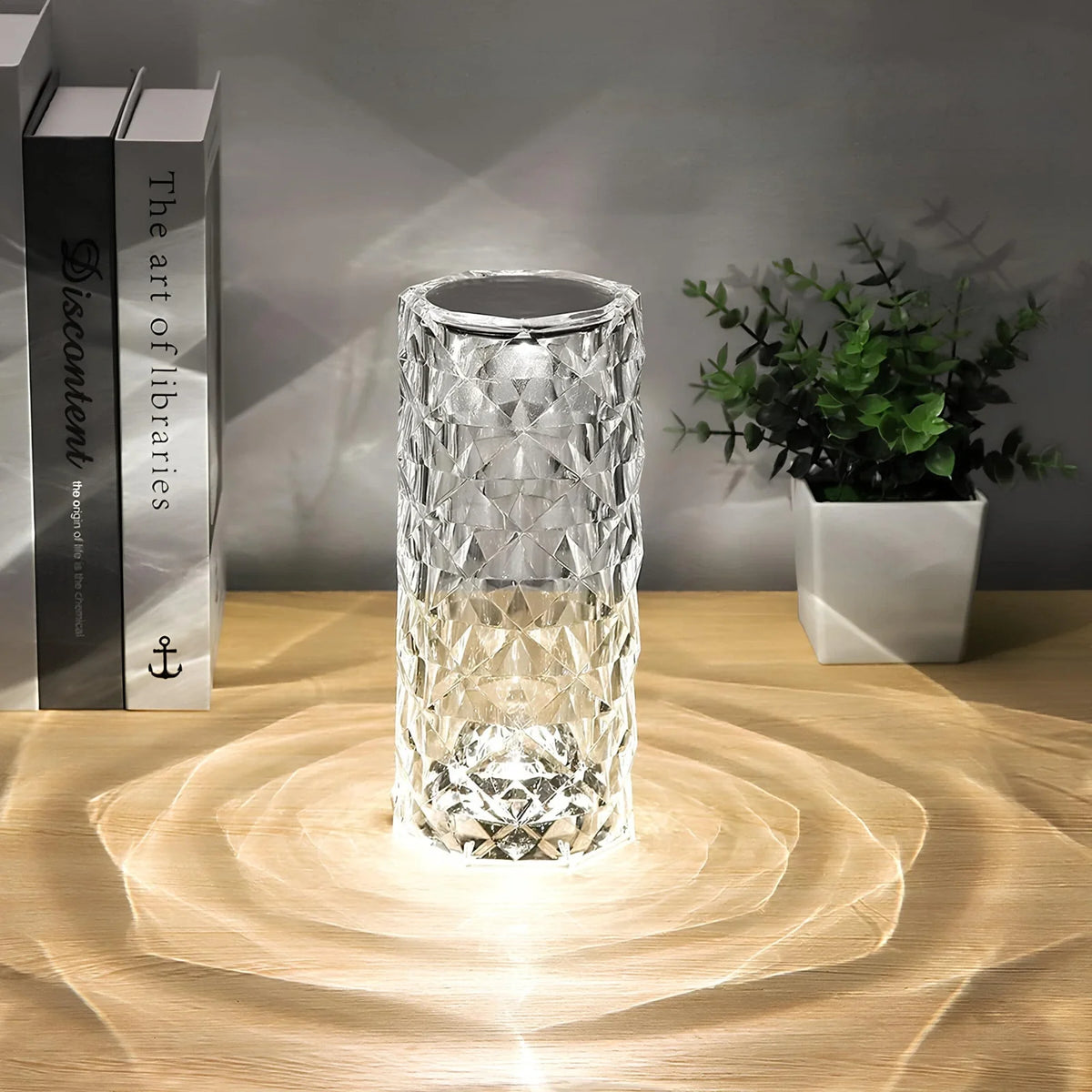 Prism Crystal Table Lamp — rechargeable touch lamp (6)