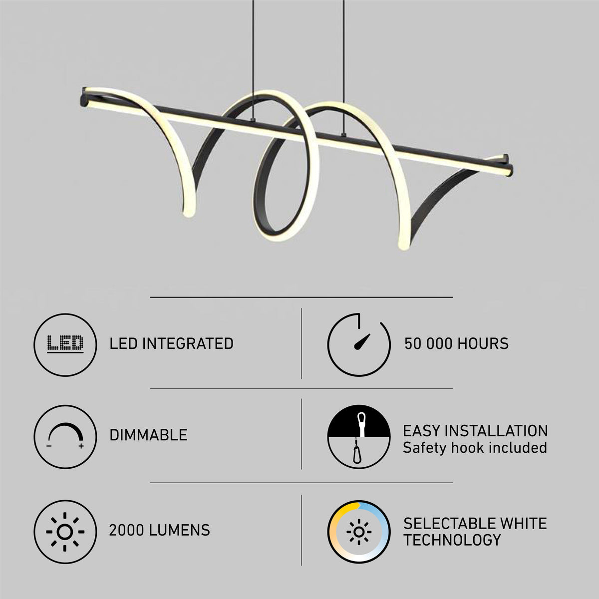 Strata LED Pendant Light — integrated LED pendant (8)