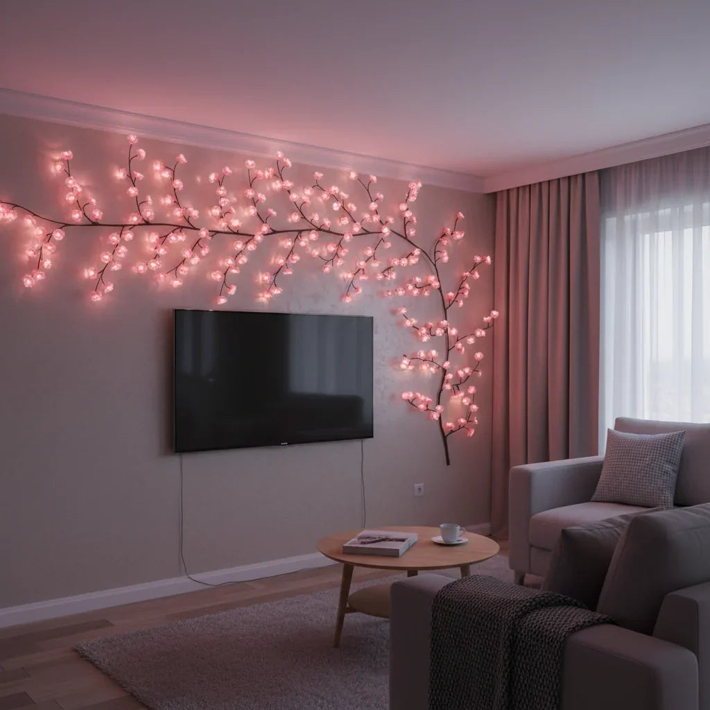 Sakura LED Cherry Blossom Light — decorative bedroom lighting