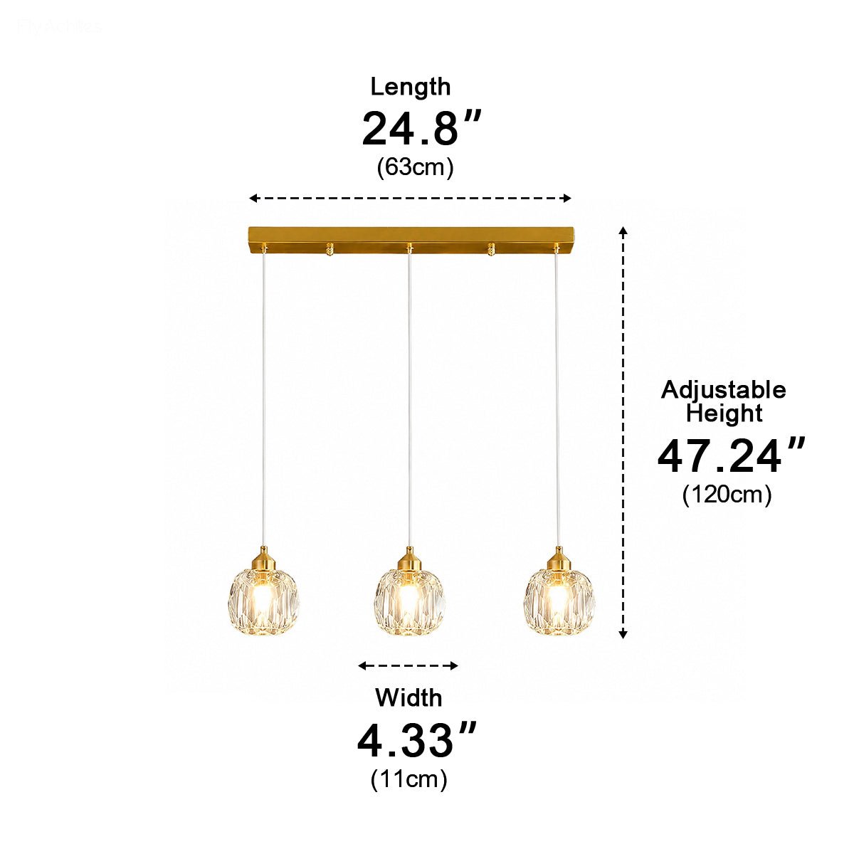 Aurelia Crystal Pendant Light — gold pendant light (11)