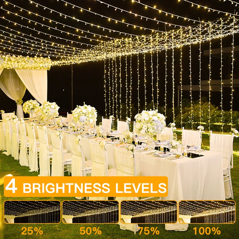 Willow Cozy Warm White Fairy Lights | 800 LED String Lights with Remote & Timer