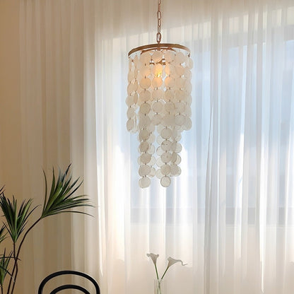 Riviera Shell Chandelier — natural shell chandelier (14)