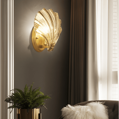 Seren Glass Wall Light — wall sconce with switch (18)