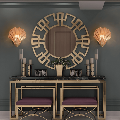 Seren Glass Wall Light — wall sconce with switch