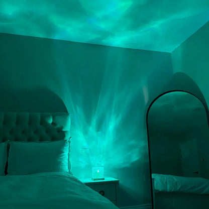 Polar Northern Lights Cube Lamp — colour changing cube lamp