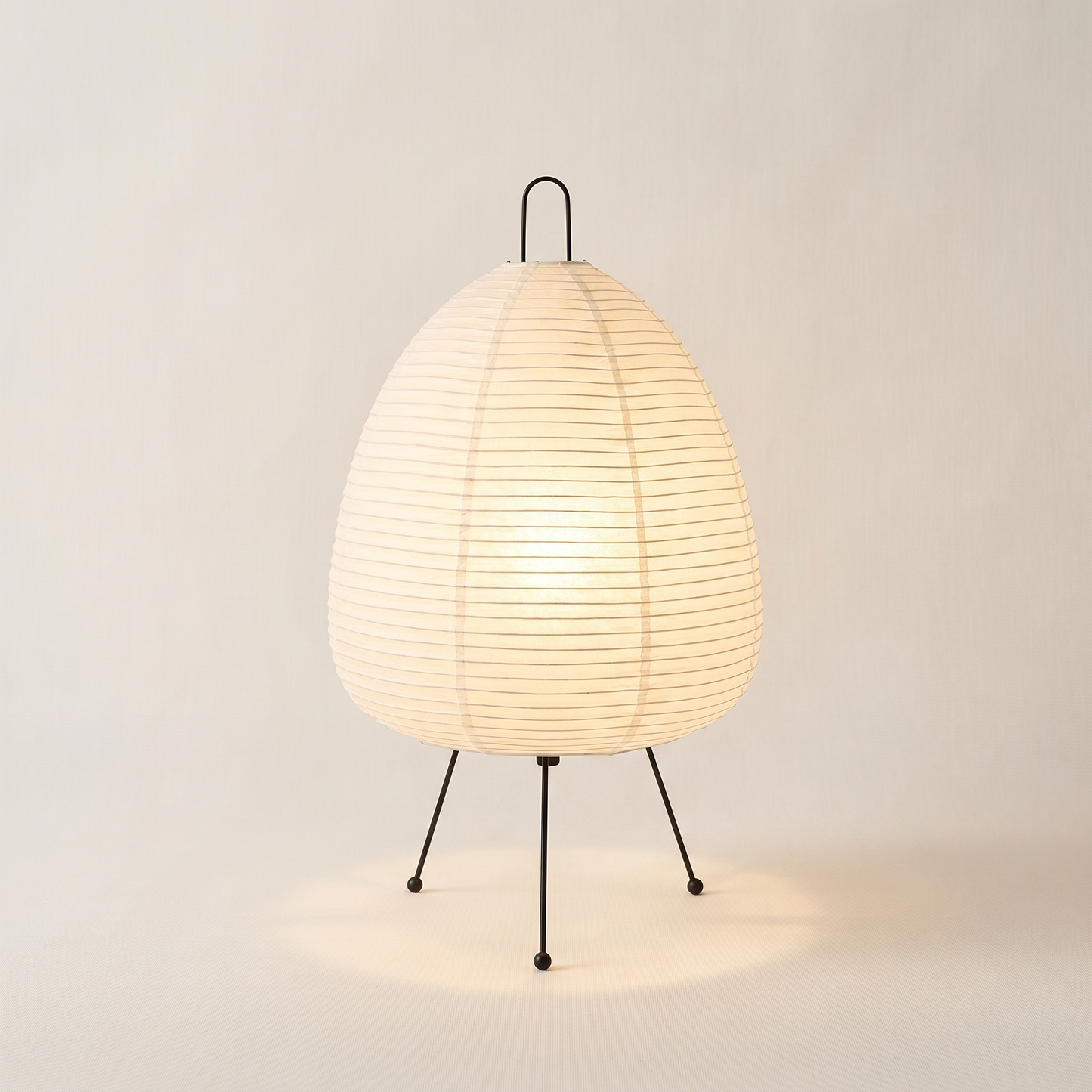 Elegant Rice Paper Table Lamp — clean background hero