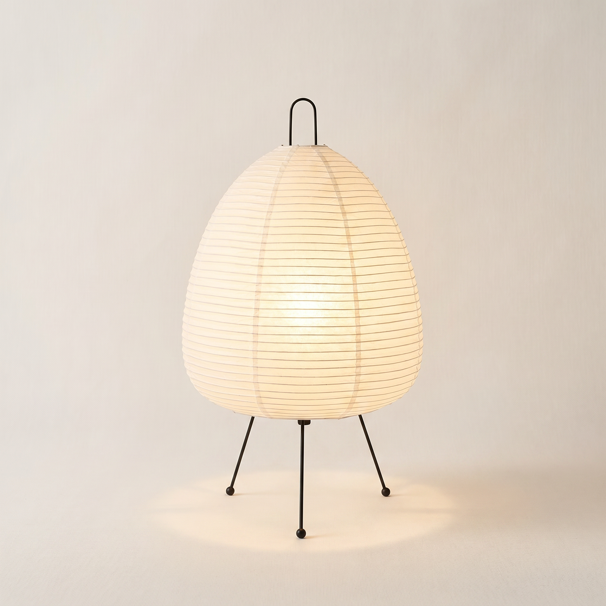 Elegant Rice Paper Table Lamp — clean background hero