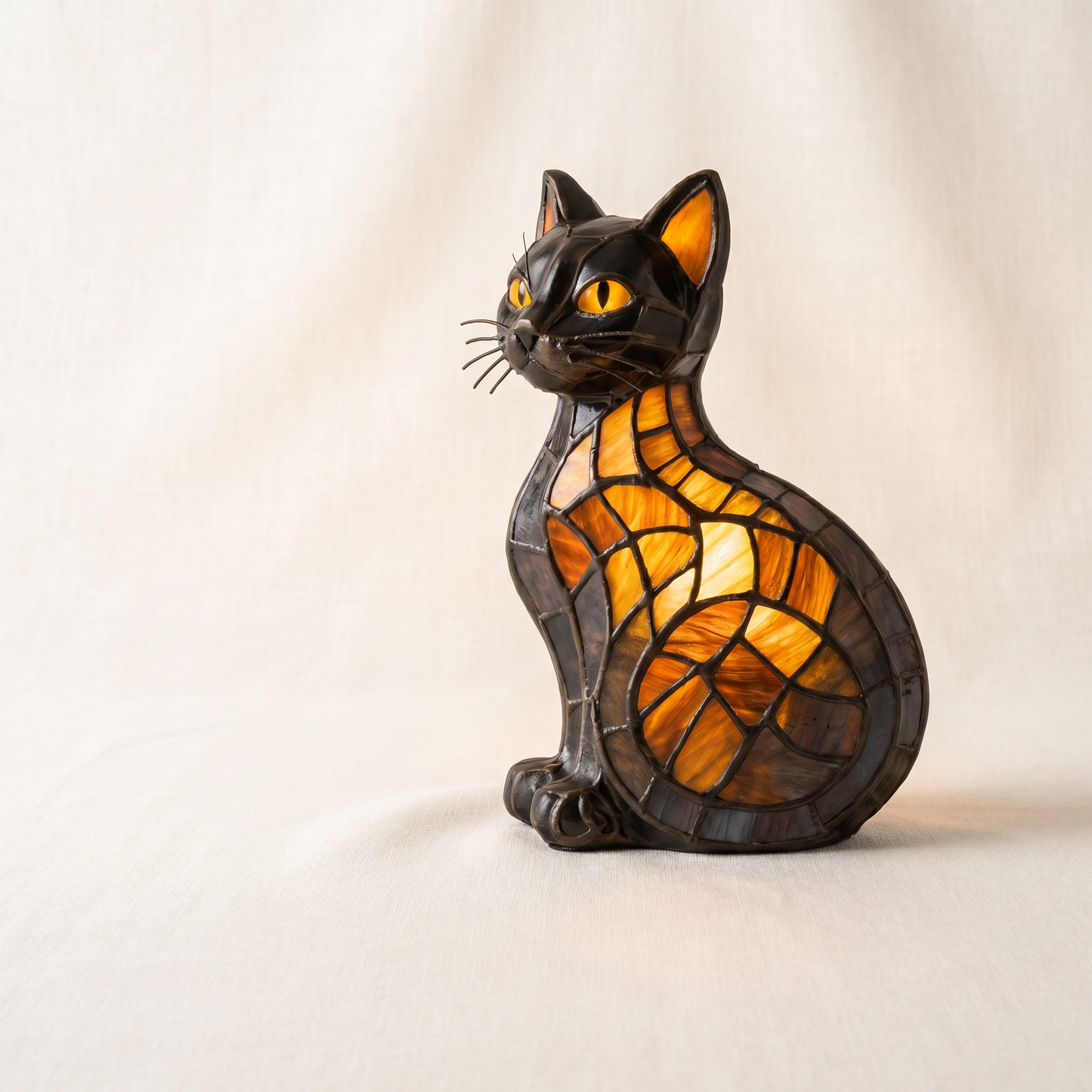 Charming Cat Table Lamp — clean background hero