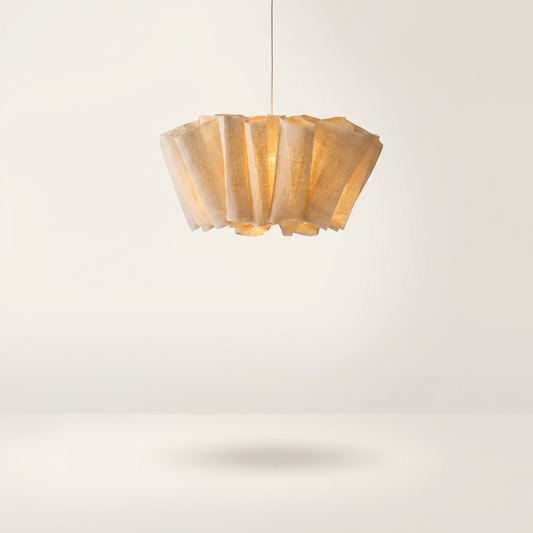 Elegant Fabric Ceiling Lamp — clean background hero