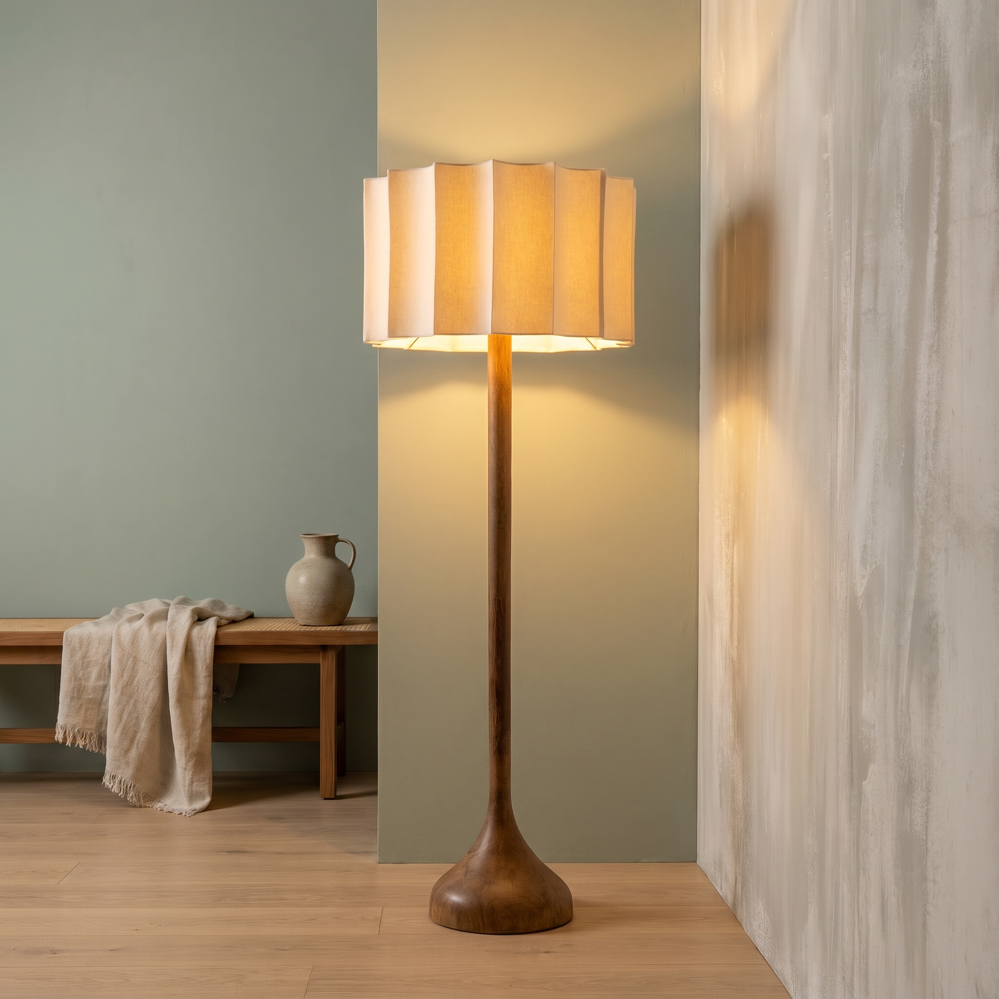 Artisan Floor Lamp — living room alternate angle