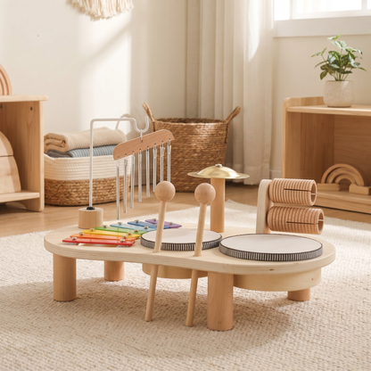 Creative Play | Musical Toy Learning Table with Xylophone & Drums | Engaging Instrument Set for Early Development