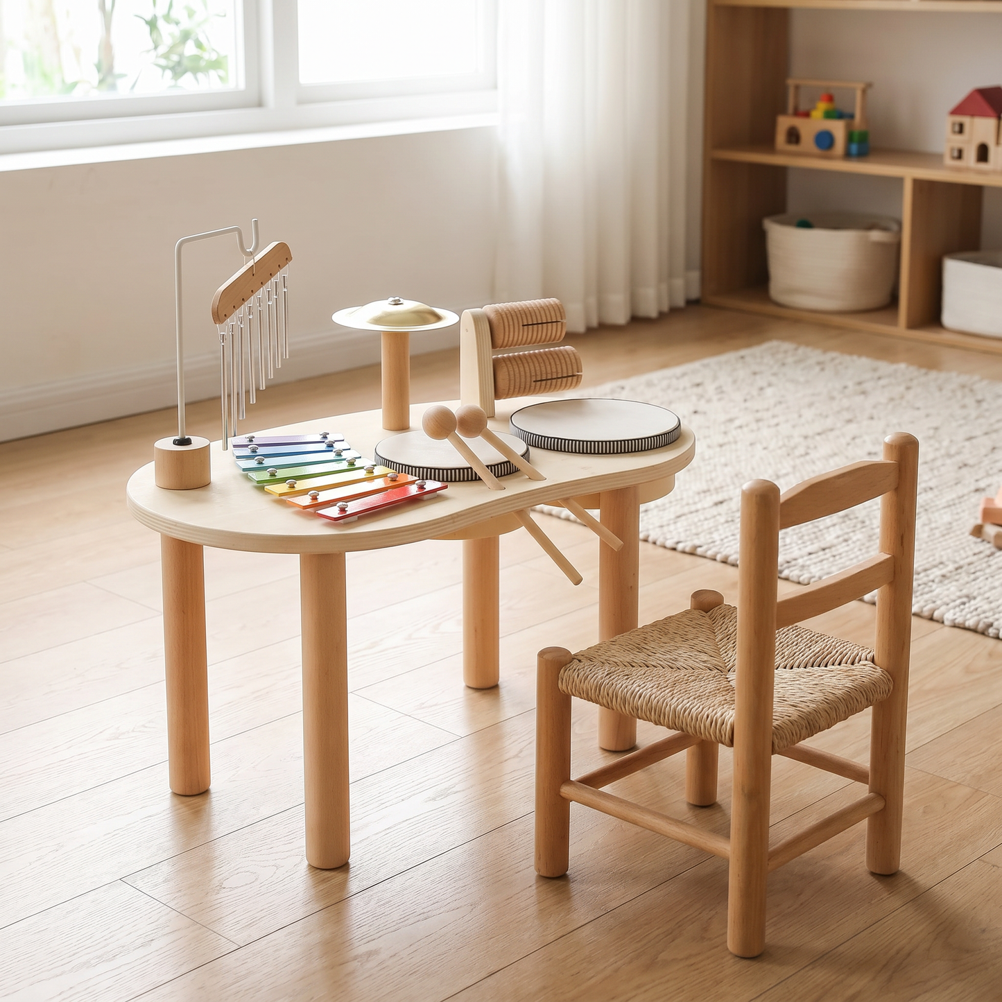 Creative Play | Musical Toy Learning Table with Xylophone & Drums | Engaging Instrument Set for Early Development