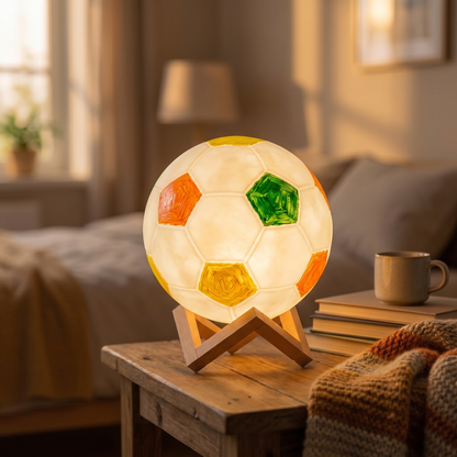 DIY Football Night Light Kit with Paints & Brush | Creative Decor for Kids