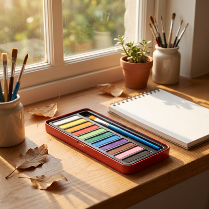 Creative Kids | Watercolour Paint Set with Vibrant Colors | Easy-to-Use for Imaginative Expression