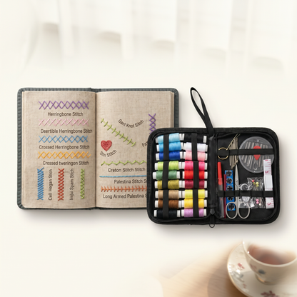 Creative Stitch Collection | Embroidery Kit for Beginners with All Accessories | Mindful Relaxation for Screen-Free Creativity