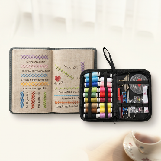 Creative Stitch Collection | Embroidery Kit for Beginners with All Accessories | Mindful Relaxation for Screen-Free Creativity