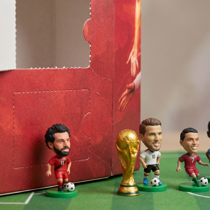 Football Figures | Advent Calendar Set with Daily Surprises | Perfect Gift for Fans