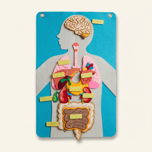 Interactive Learning Set | Educational Toy with Removable Organs | Engaging Activity for Kids Aged 2-4