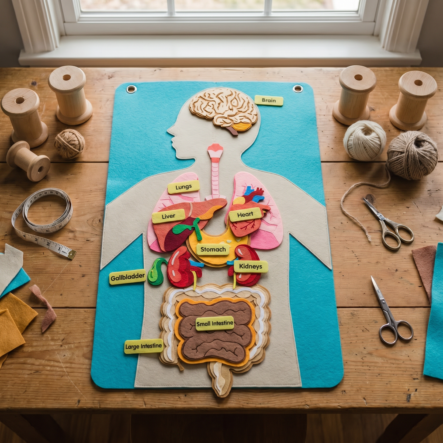 Interactive Learning Set | Educational Toy with Removable Organs | Engaging Activity for Kids Aged 2-4