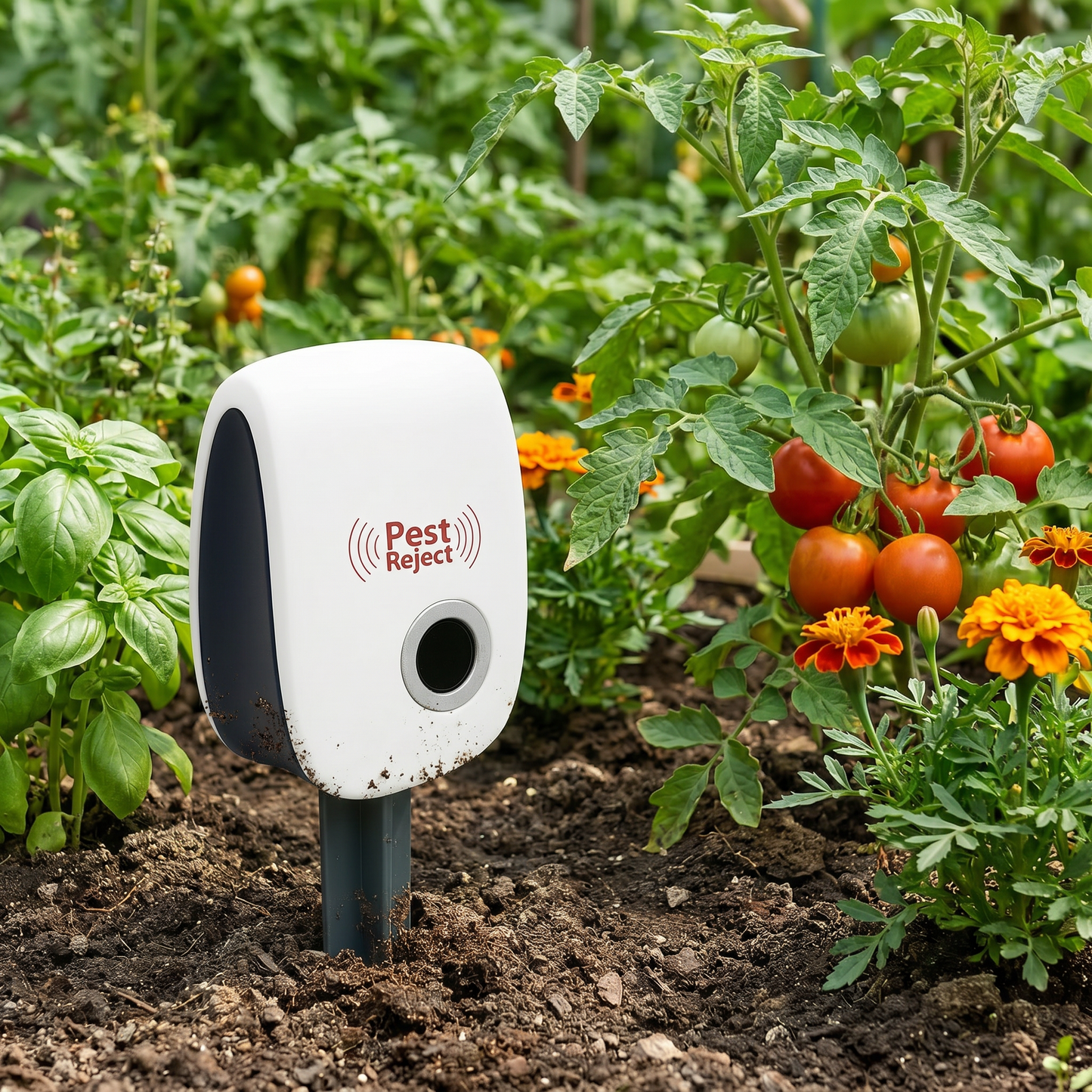 EcoGuard | Ultrasonic Pest Repeller with Adaptive Frequency | Safe, Chemical-Free Solution for Gardens and Yards