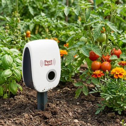 EcoGuard | Ultrasonic Pest Repeller with Adaptive Frequency | Safe, Chemical-Free Solution for Gardens and Yards