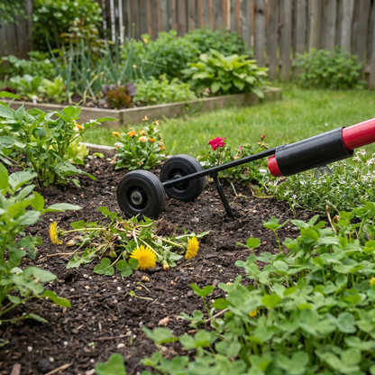 Garden Essentials | Weed Puller Tool with Double Hook Design | Efficient Weed Remover Tool for Tight Spaces