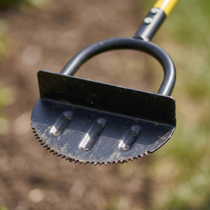 Lawn Edger Tool with Crescent Blade & Built-In Footrest | Effortless Garden Bed Edging for Clean Borders