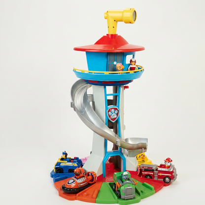 Adventure Playset | Toy Car Set with Slide Tower & Figures | Durable Fun for Imaginative Play
