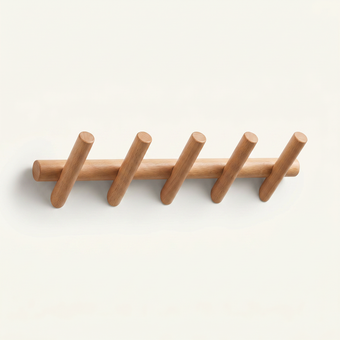 Wall Mounted Coat Rack with Minimalist Design | Functional Shelves for Stylish Organization