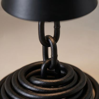 Modern Chain-Link Table Lamp | Rechargeable Cordless Design with Touch Control | Stylish Lighting for Effortless Ambience