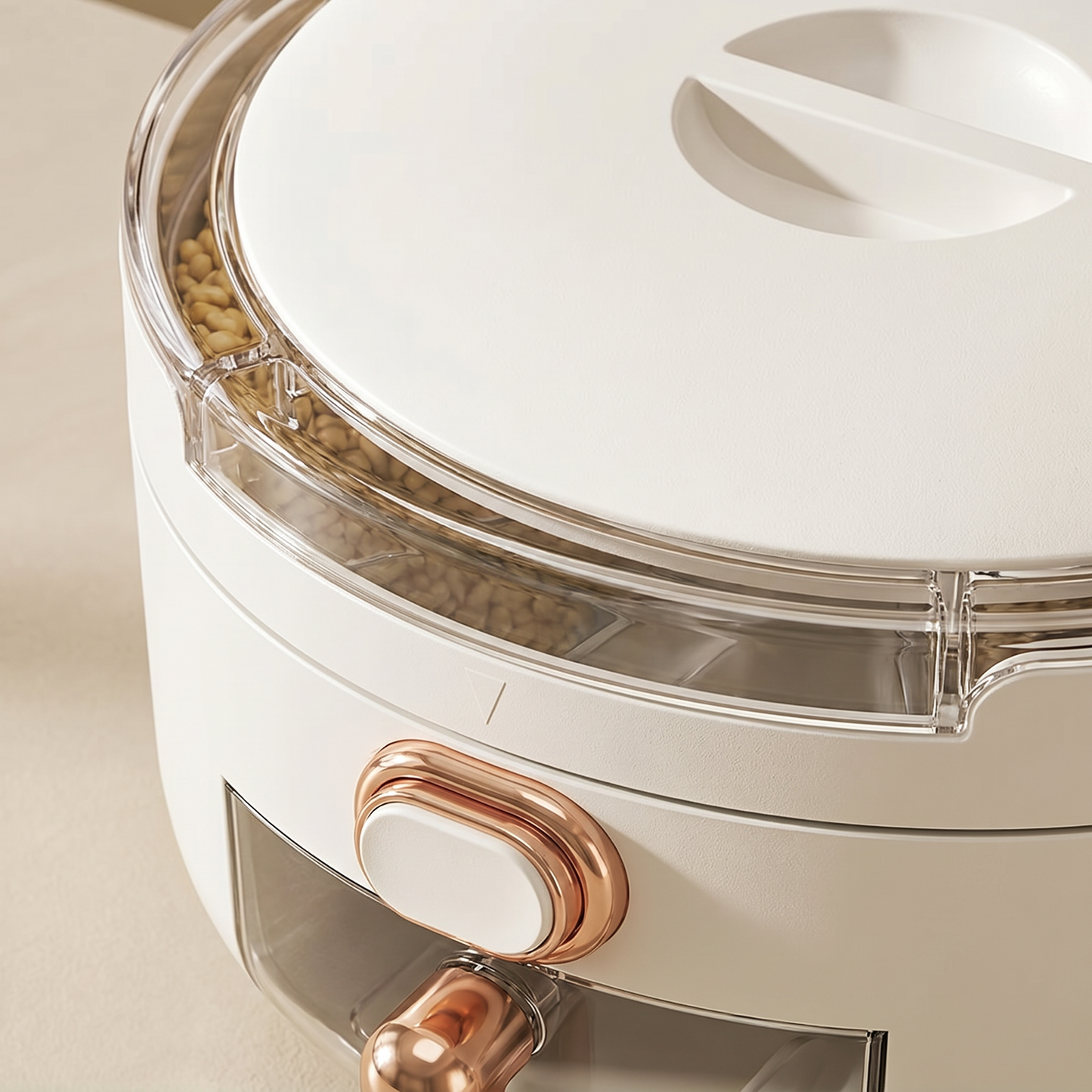 Airtight Food Storage Container | Large-Capacity Dispenser with 360° Rotating Design | Ideal for Rice, Grains, and Cereal Organization