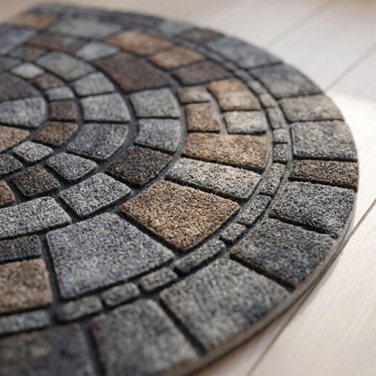 Elegant Mosaic Door Mat | Non-Slip Indoor Outdoor Mat with Easy Clean Design for Stylish Entrances