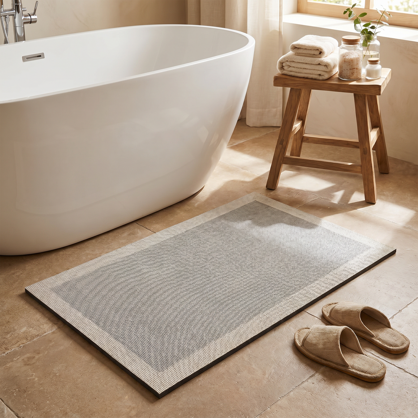 Elegant | Non-Slip Bath Mat with Quick-Dry Technology | Soft and Comfortable for Everyday Use