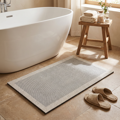 Elegant | Non-Slip Bath Mat with Quick-Dry Technology | Soft and Comfortable for Everyday Use