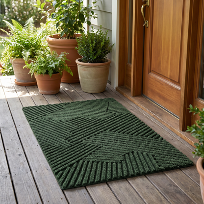 Durable Non-Slip Door Mat | Premium Outdoor Mat with Textured Surface for Effective Dirt Trapping