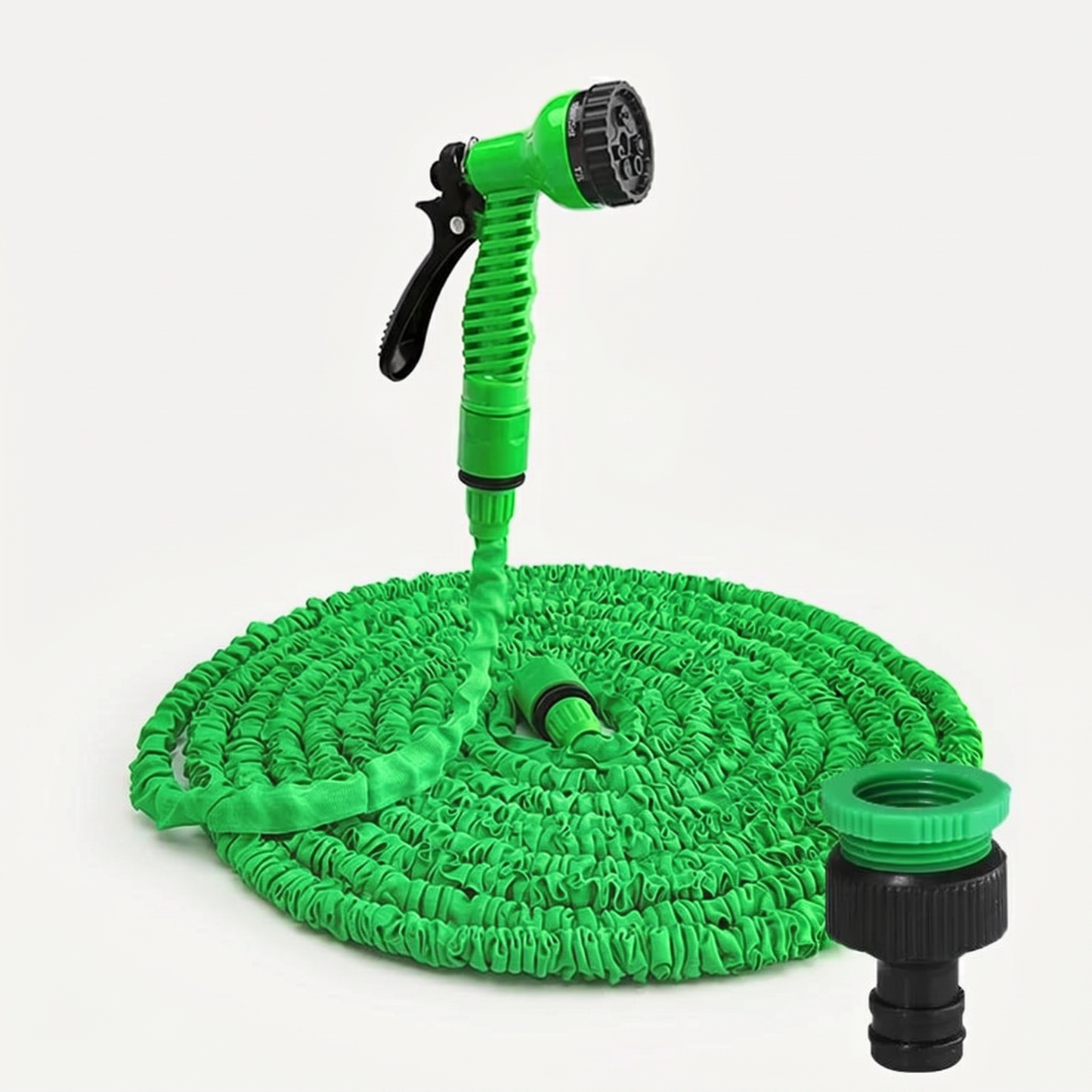 Expandable Garden Hose | 7-Function Spray Gun for Effortless Watering