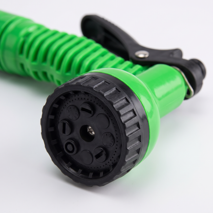 Expandable Garden Hose | 7-Function Spray Gun for Effortless Watering