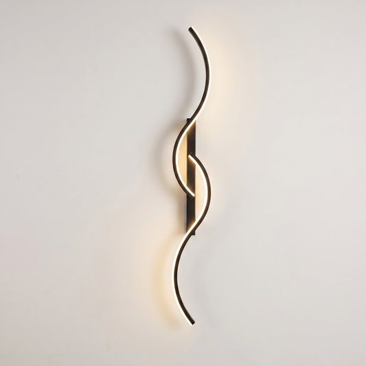 Curved Wall Light | Modern Sconce Light with Energy-Efficient LED | Stylish Design for Ambient Illumination