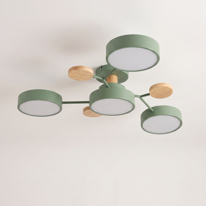Modern LED Ceiling Light Fixture with Adjustable Brightness | Elegant Design for Stylish Living Spaces