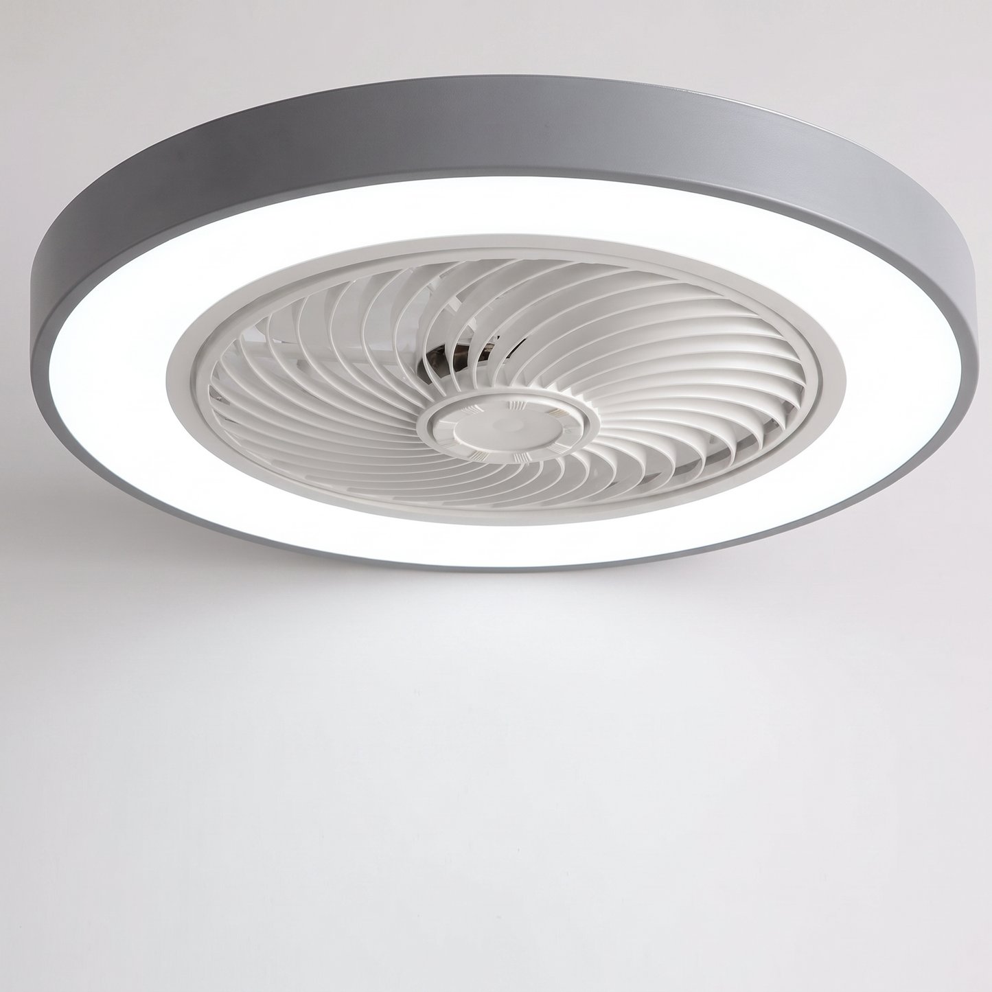 Bladeless Ceiling Fan with Lights & Remote Control | Elegant Modern Design for Quiet Comfort