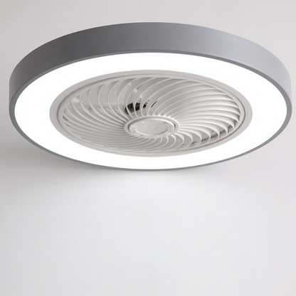 Bladeless Ceiling Fan with Lights & Remote Control | Elegant Modern Design for Quiet Comfort