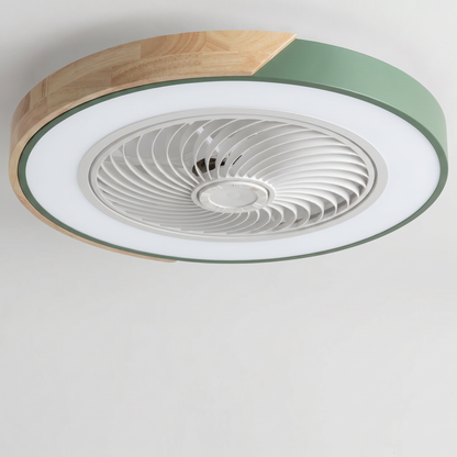 Bladeless Ceiling Fan with Lights & Remote Control | Elegant Modern Design for Quiet Comfort
